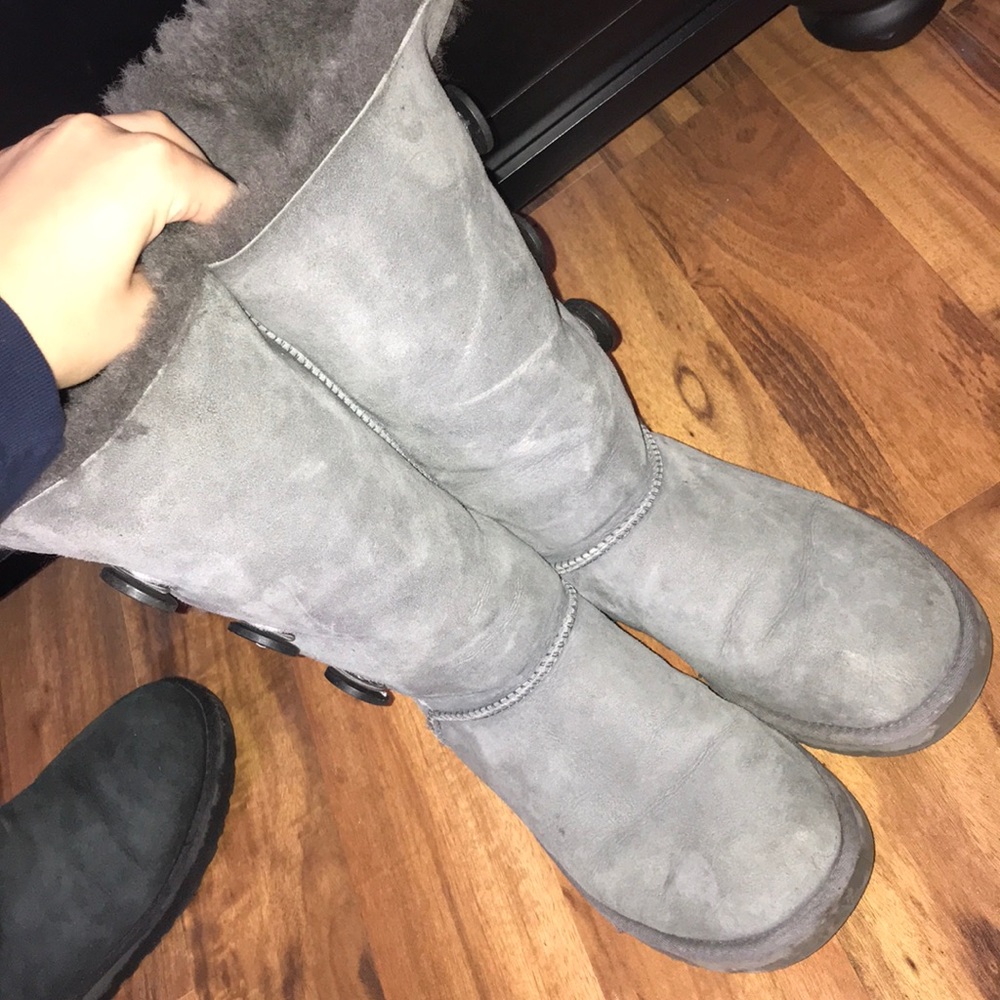 Gray UGG boots